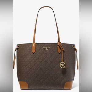 👜 Michael Kors Edith Large Logo Tote Bag
